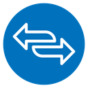 Transfer arrows icon