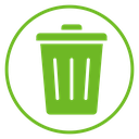Trash Bin Lid Handle icon