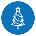 Tree christmas icon