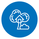 Tree house icon