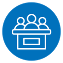 Trial by jury icon