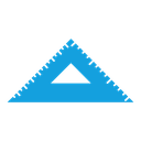 Triangle Ruler icon