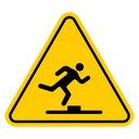Trip Hazard Step Warning icon