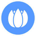 Triple Tulip Bloom Color Filled icon