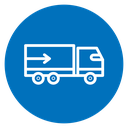 Truck arrow icon