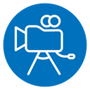 TV camera icon