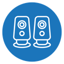 Two Stereo Speakers icon