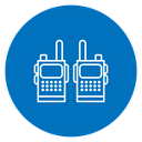 Two way radio icon