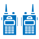 Two way radio icon