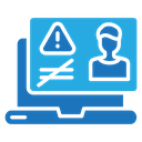 Unauthorized Access Color Filled icon