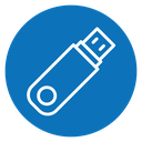 USB pendrive Color Filled icon