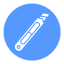 Utility knife icon