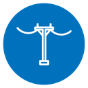 Utility pole icon