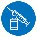 Vaccine vial icon