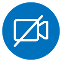 Video off social media icon