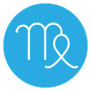 Virgo zodiac sign icon
