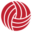 Volleyball Curved Panels Color Filled icon