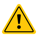 Warning attention sign icon