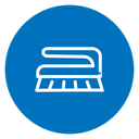 Washing brush icon