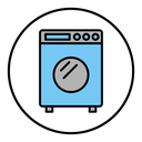 Washing machine set icon