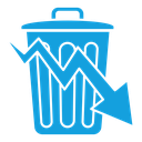 Waste reduction icon