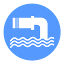 Waste water icon