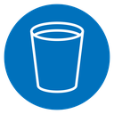 Water glass 2 icon