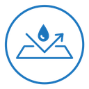 Water repellent surface icon