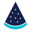 Watermelon slice icon