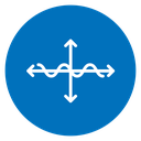 Wave sine icon