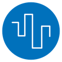 Wave square icon
