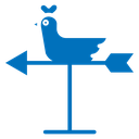 Weather vane icon