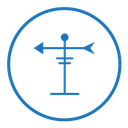 Weather vane Color Filled icon