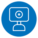 Webcam Color Filled icon