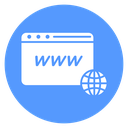 Website Browser Globe icon
