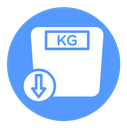 Weight loss Color Filled icon