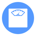 Weight scale Color Filled icon