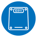 Weight scale icon