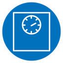 Weight scale icon