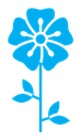 Wild rose icon