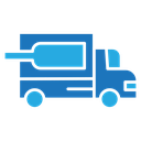 Wine Delivery Color Filled icon