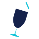 Wine toast icon