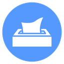 Wipes Tissue Box Color Filled icon