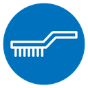 Wire brush icon