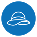 Woman hat icon