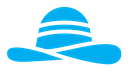 Woman hat icon