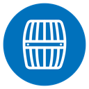 Wooden barrel icon