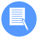 Writing Pen Document icon
