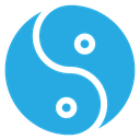 Yin Yang Taijitu Circle icon