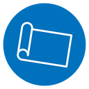 Yoga mat icon